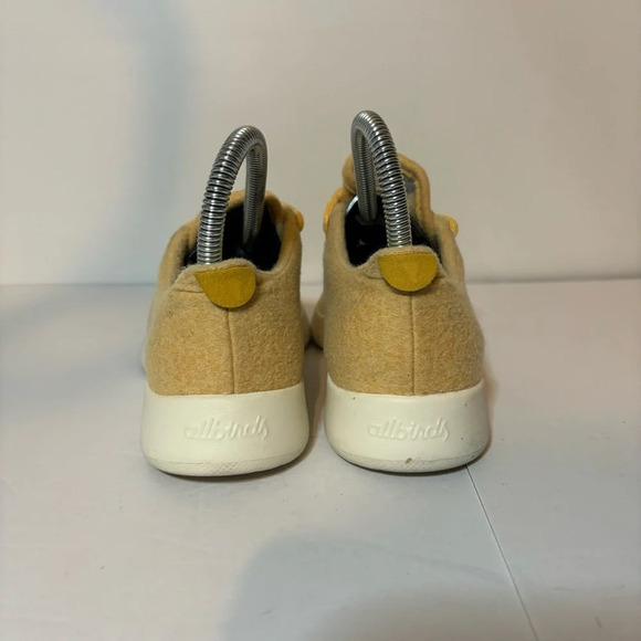 Allbirds Wool Runners WR Womens Sz 6 Shoes Yellow Wool Everyday Casual Sneakers - Picture 7 of 9